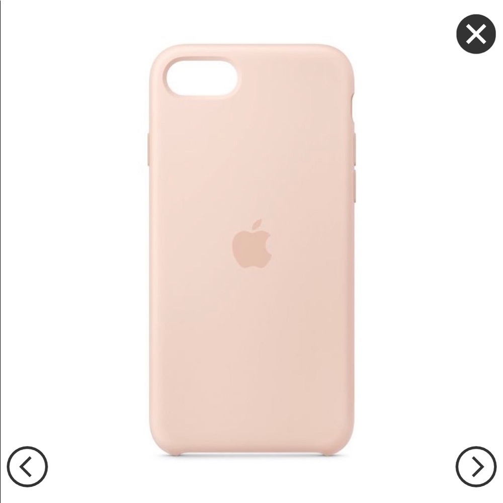 Pink Sand Silicone Apple IPhone Case 8plus